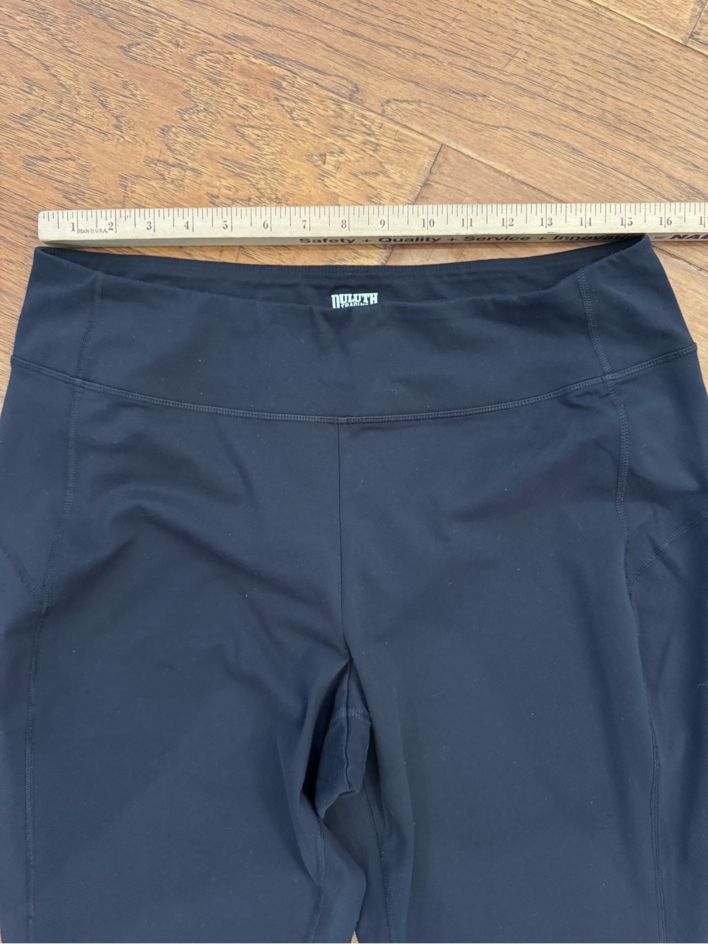 Duluth Trading Noga Pants Women's L 33" Inseam Black Boot Cut Athleisure Sporty - Picture 7 of 8